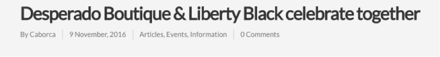 Title of Liberty Black blog.