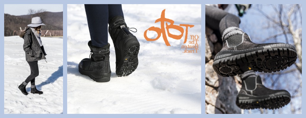 Images of the 'Off Road' collection of winter boots from OTBT.