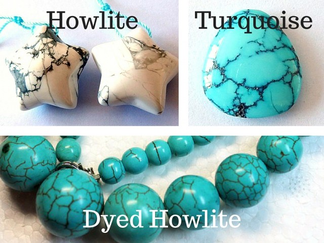 Images of faux & real turquoise.